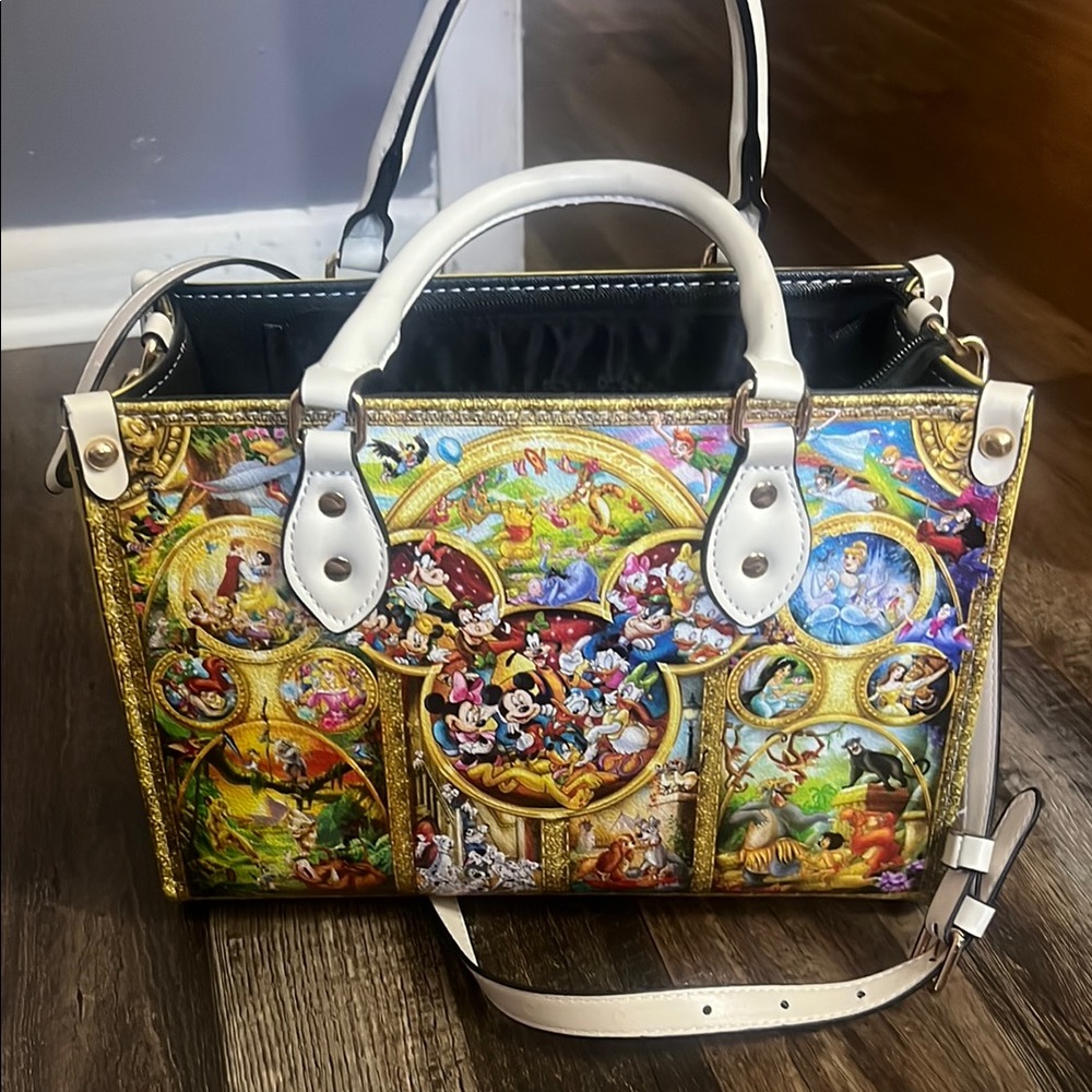 Colorful Disney-Themed Women's Handbag